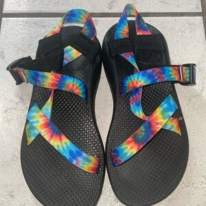 Chaco Black Sandals with Adjustable Straps